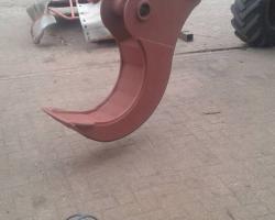 Oude hout tang arm gebroken nieuwe arm gemaakt
